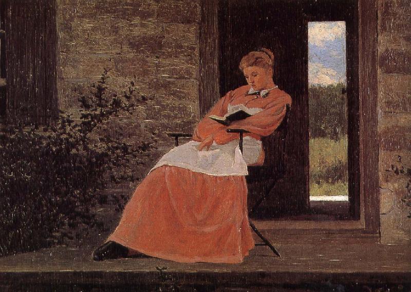 Winslow Homer Girls in reading Germany oil painting art